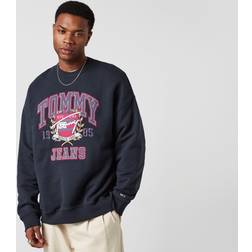 Tommy Hilfiger Logo Fleece Sweatshirt Twilight