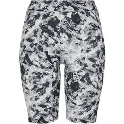 Urban Classics Soft AOP Cycle Shorts - Zwart