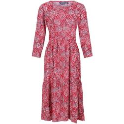Regatta Womens/Ladies Briella Abstract Long-Sleeved Casual Dress (18 UK) (Green Fields)