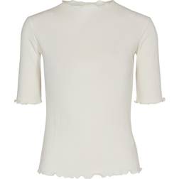 Karen by Simonsen Candacekb SS Tee Kvinde T-shirts Ensfarvet hos Magasin Egret