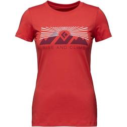 Black Diamond Women's Rise and Climb Tee Mulberry Mulberry