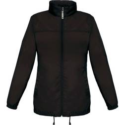 B&C Womens/Ladies Sirocco Lightweight Windproof, Showerproof & Water Repellent Jacket (Purple)