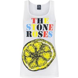 The Stone Roses Ärmellose Damen Tanktop The Stone Roses Lemon - Weiß