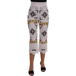 Dolce & Gabbana Cropped Byxor Multicolor