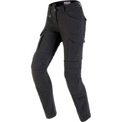 Spidi Pathfinder Cargo Ladies Motorcycle Textile Pants, black-grey, for Women, black-grey, for Women Woman