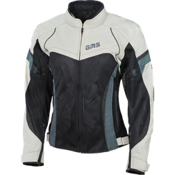 GMS Tara Mesh Ladies Motorcycle Textile Jacket, black-beige, for Women Damen