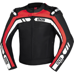 iXS Stripe Giacca da donna in pelle per moto, nero, dimensione per donne Donna