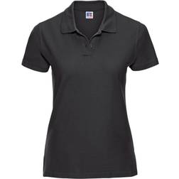 Russell Europe Womens/Ladies Ultimate Classic Cotton Short Sleeve Polo Shirt (Black)