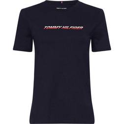 Tommy Hilfiger Sport Logo T-Shirt ECRU