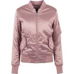 Urban Classics Bomber Femme Classic Satin - Bleu