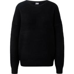 Urban Classics Women's Chunky Fluffy Sweater - Black