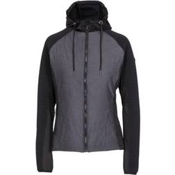 Trespass Grace Sports Hoodie mit Reißverschluss - Grün/Schwarz