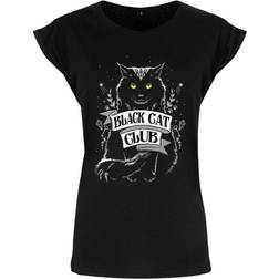 Grindstore Kvinnor/Damer Cat Club Premium T Shirt