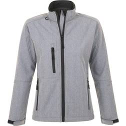 Sol's Womens/Ladies Roxy Soft Shell Jacket (Breathable, Windproof And Water Resistant) (Charcoal)
