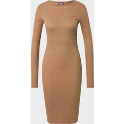 Urban Classics Ladies Ladies Rib Dress darkkhaki