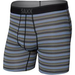 Saxx Quick Dry Mesh Boxer Brief Fly - Solar Stripe