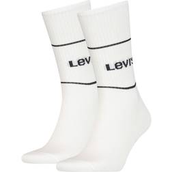 Levi's Lot de 2 Paires de Chaussettes Hautes Unisex - Noir