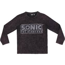 Sonic "Långärmad t-shirt, Barn Mörkgrå (Storlek: år)