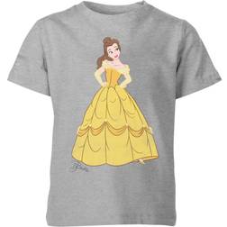 Disney Princess Belle Classic Kid's T-Shirt(Grey)