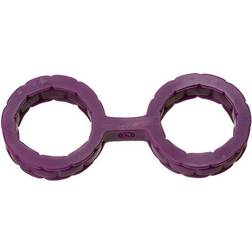 Doc Johnson Japanese Bondage Silicone Cuffs Small Purple