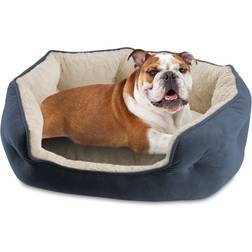 Arlee Home Fashions Canine Creations Oval Cuddler Dog Bed L