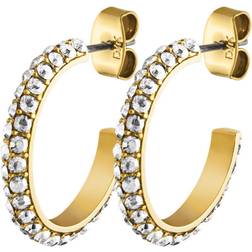 Dyrberg/Kern Hosta Earring - Gold/Crystal