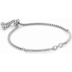 Nomination Milleluci Rose Finish Pave Infinity Toggle Half Bangle 028005/024