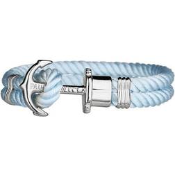 Paul Hewitt Unisexarmband Ljusblå Nylon