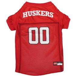 Pets First Nebraska Huskers Football Mesh Jersey Large