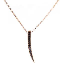 Sif Jakobs Ladies'Necklace P1012-BK-RG (25 cm)