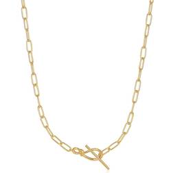 Ania Haie Knot T Bar Chain Necklace - Gold