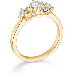 Mads Z Crown Trinity Ring - Gold/Silver