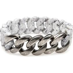 TheRubz Bracelet - Silver/White