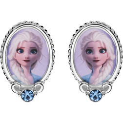 Disney Frozen Earrings - Silver/Blue