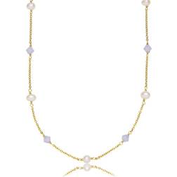 Sistie Olivia Necklace - Gold/Pearl