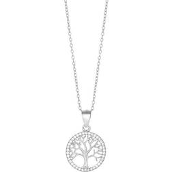 Joanli Nor Caia Necklace - Silver/Transparent