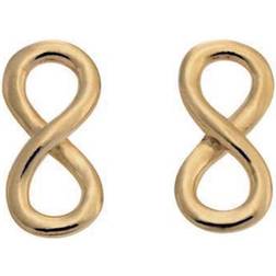 Nordahl Jewellery Nordahl Jewellery Forgyldt ørestik ETERNITY52 uendelighedstegn 325 405