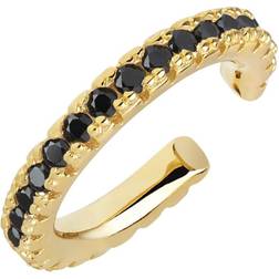 Sif Jakobs Ellera Piccolo Zirkonia Earcuff Goldplated SJ-E42035-BK-SG