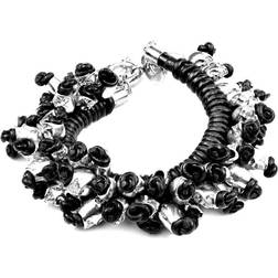 Folli Follie Women Bracelet - Black/Silver