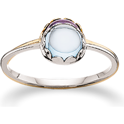 Scrouples Karat Hvidguld Ring med Topas 710656