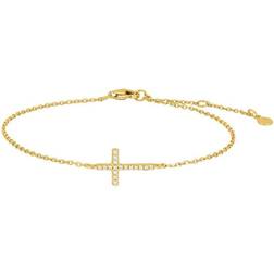 Joanli Nor Alainenor Gilded Bracelet - Gold/Transparent