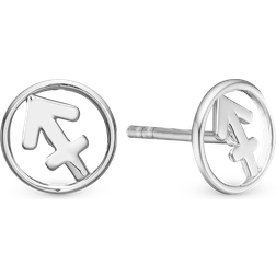 Christina Jewelry Sagittarius Earrings - Silver