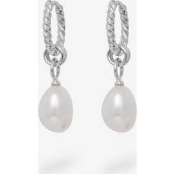 IX Studios Ocean Pearl Earrings - Silver