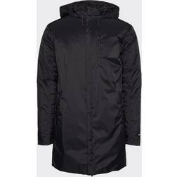 Rains Padded Nylon Coat - Musta