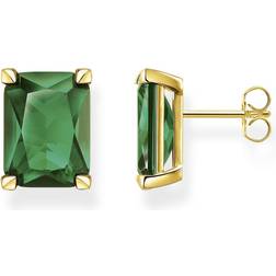 Thomas Sabo Ear Studs - Gold/Green