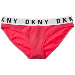DKNY Damen Slip - Baumwolle Modal Stretch Logobund - Rosa