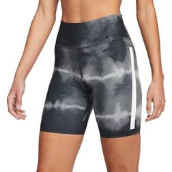 NIKE Dri-FIT One Luxe Women's 18cm (approx. Mid-Rise Printed Training Shorts