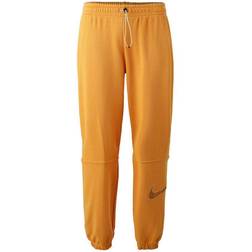 Nike Women Swoosh Fleece Training Pants - Orange