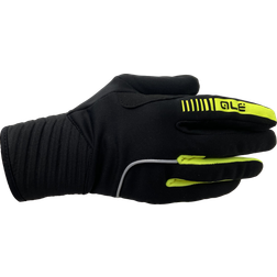 Ale Wind Protection Gloves - Black/Yellow