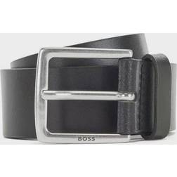 HUGO BOSS Ceinture Ajustable À Boucle en Cuir Lisse - New